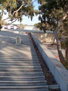 Prevent water damage commercial gutters